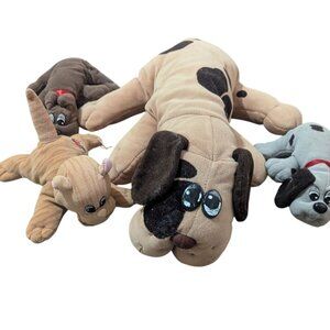 Tonka Pound Puppies & Purries Plush Lot Of 4 Collectible Dog Cat Toys Vintage 19